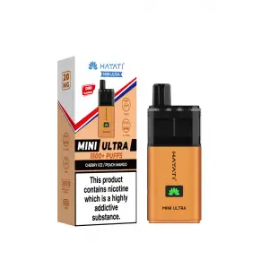 Cherry Ice / Peach Mango Hayati Mini Ultra Disposable Vape